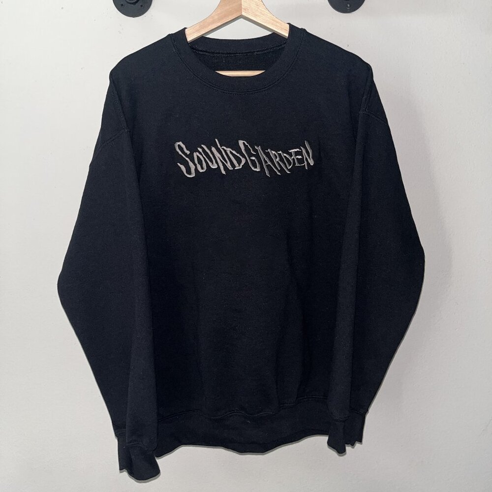 Black Soundgarden ALT Rock Grunge Band Seattle Crewneck Sweatshirt